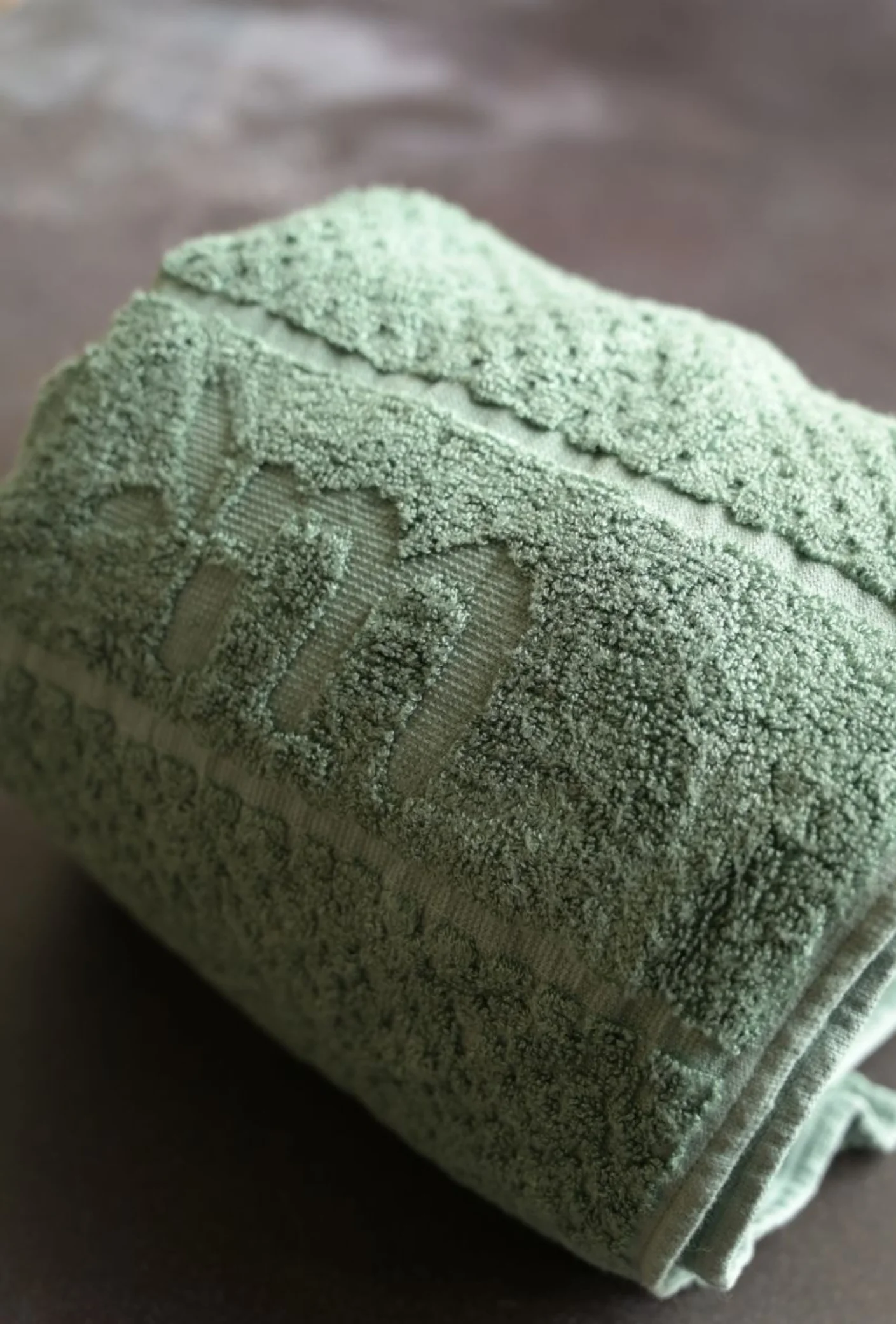 Personalized Fluffy Bamboo Bath towel Terry 560 GSM-150*72 cm-Ethical Green - Image 6