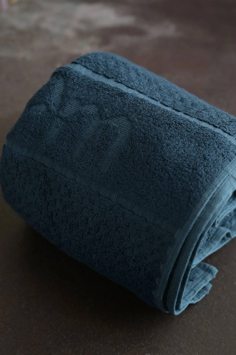 Personalized Fluffy Bamboo Bath towel Terry 560 GSM-150*72 cm-Tru Blue - Image 6