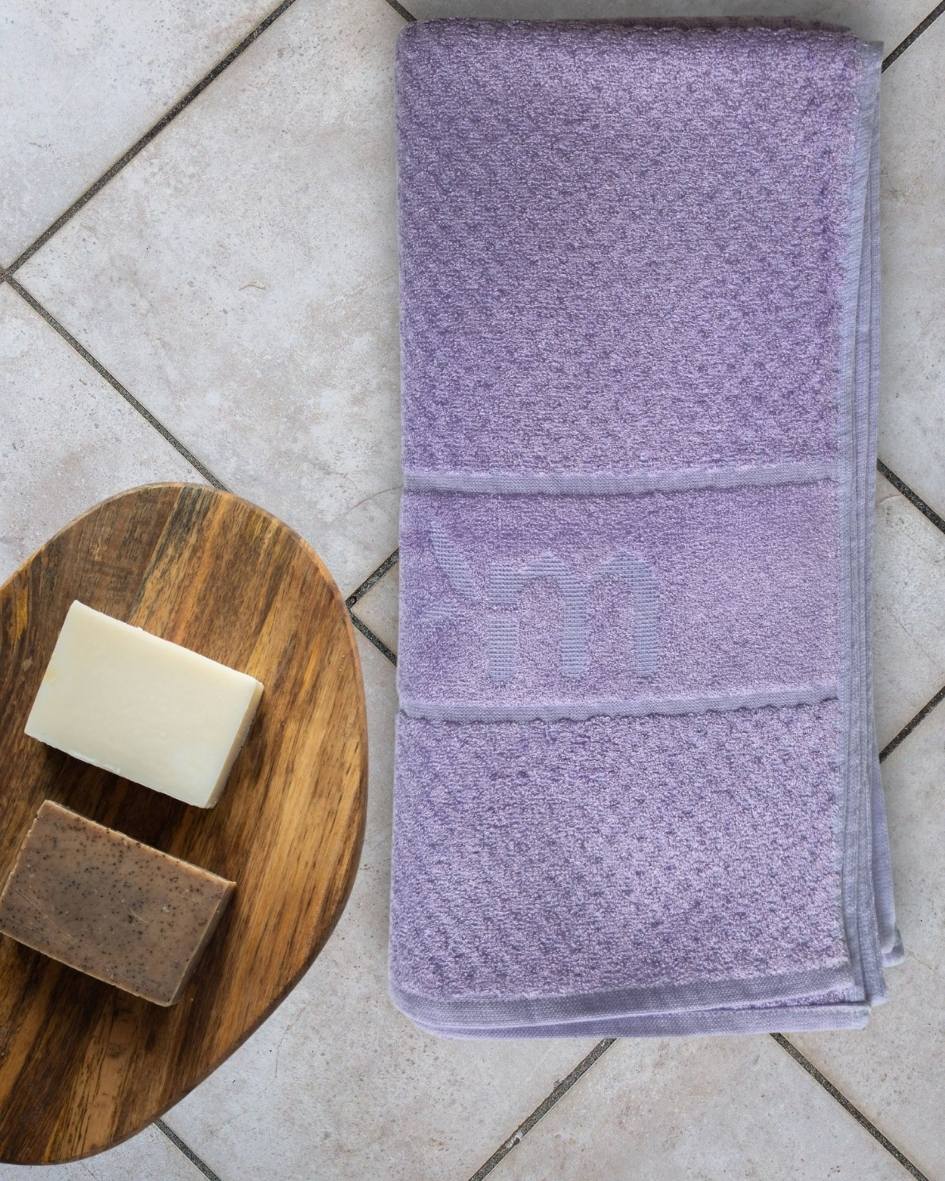 Personalized Fluffy BambooBath towel Terry 560 GSM-150*72 cm-Dusty Lilac - Image 4
