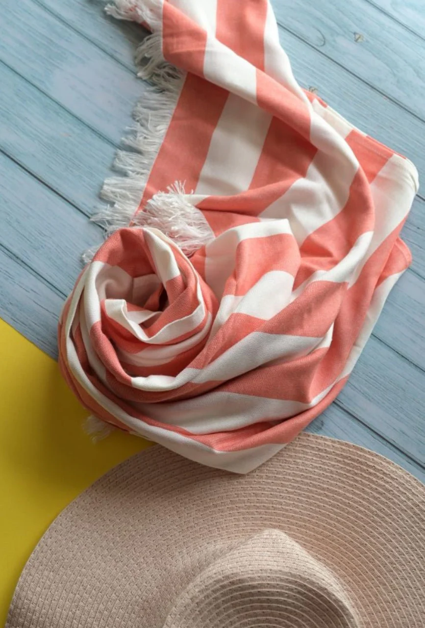 Personalized Thin bamboo bath towel- Cotton Candy 160*90cm - Image 8