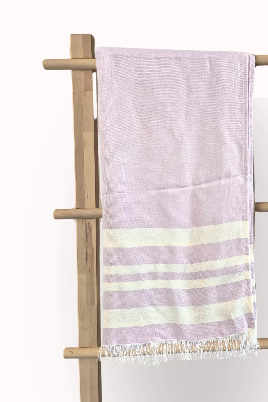 Personalized Thin bamboo bath towel- Light Lavender 160*75cm - Image 8