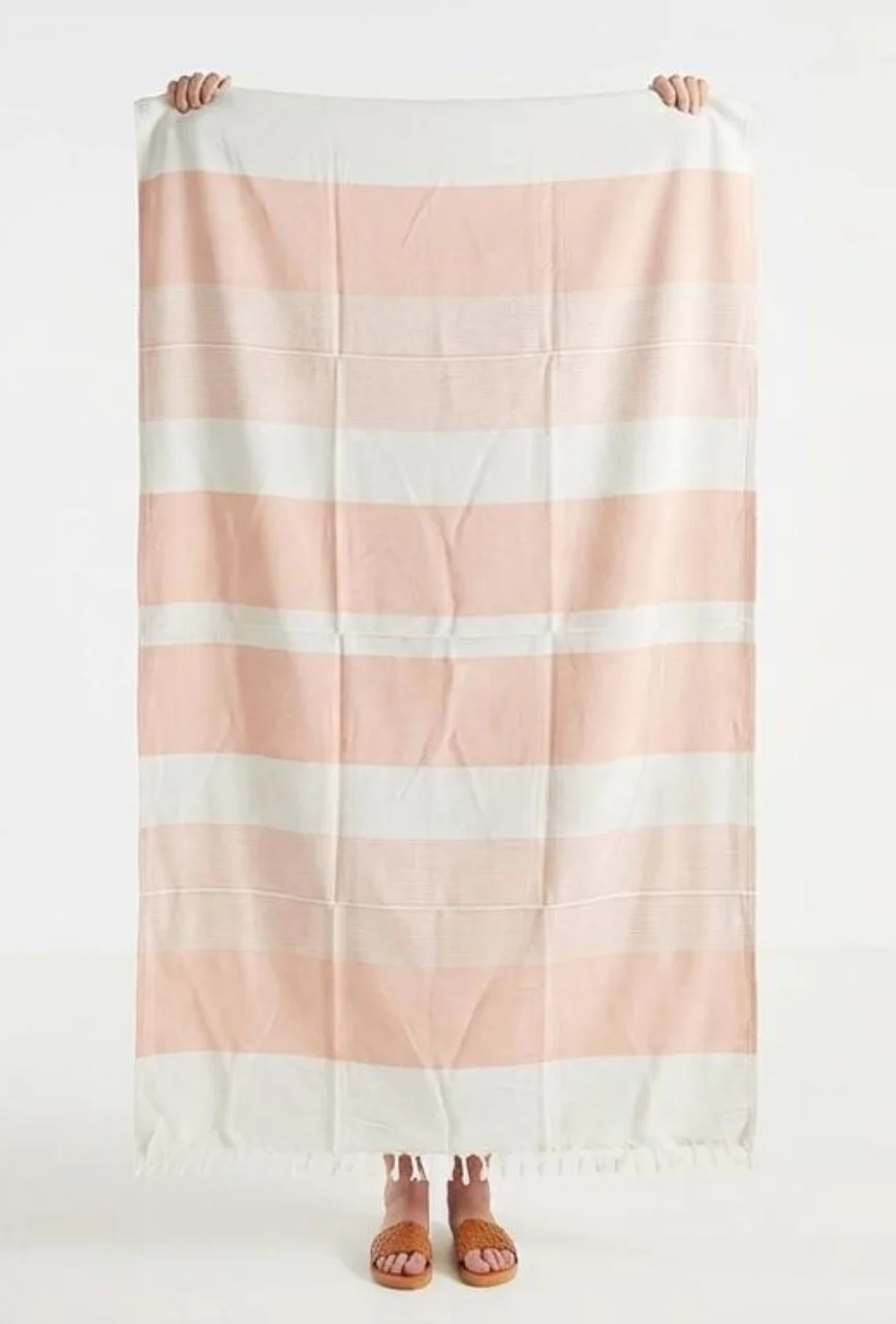 Personalized Thin bamboo bath towel- Peach Melba 160*75cm - Image 4