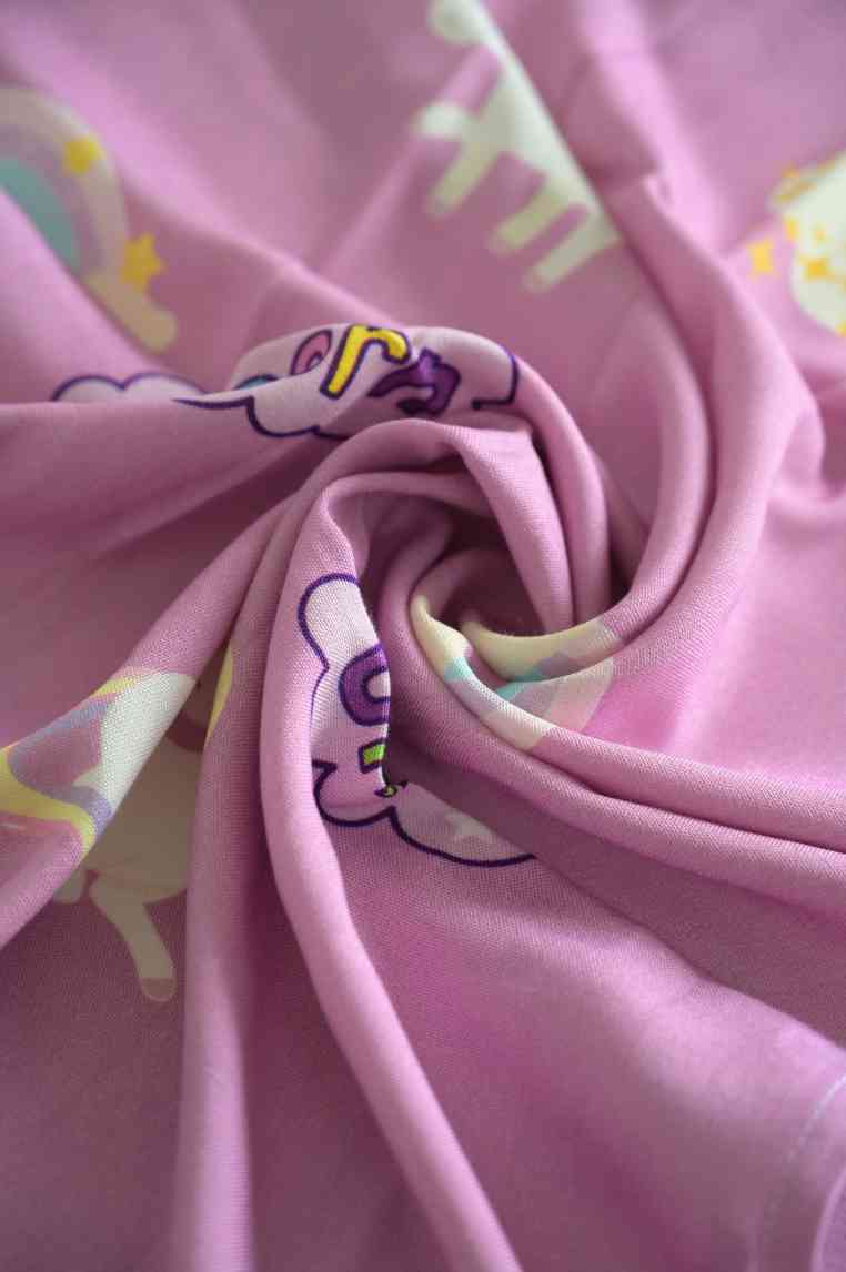 Personalized Thin Bamboo Kids Towel - 124*68cm - Chill Unicorn - Image 5